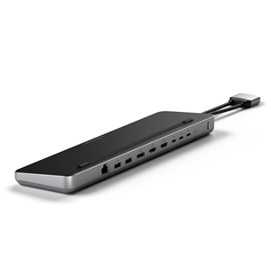 Satechi Dual Dock Stand, USB-C, 75 W, pelēka - Adapteris ST-DDSM