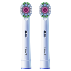 Braun Oral-B Pro 3D White, 2 шт., белый - Насадки для зубной щетки