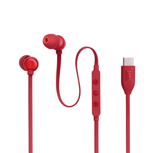 JBL Tune 310C USB-C, sarkana - Austiņas