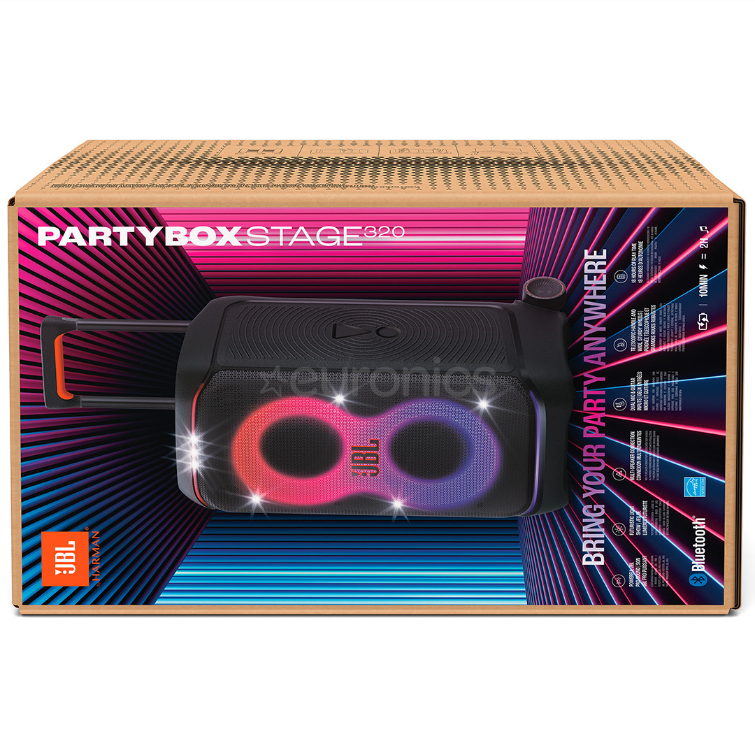 JBL Partybox Stage 320, черный - Колонка для вечеринок