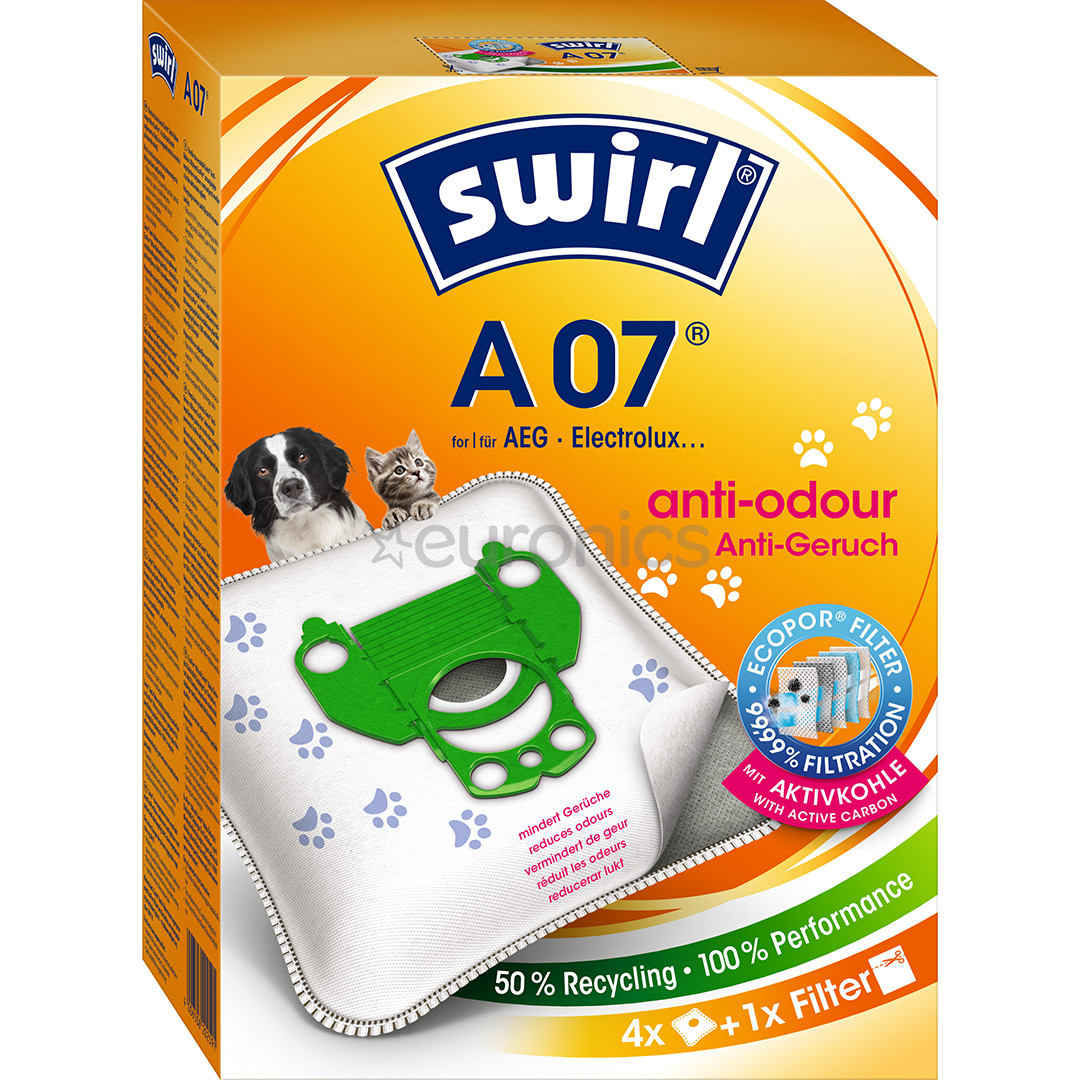 Swirl, 4 gab. - Putekļu sūcēja maisiņi