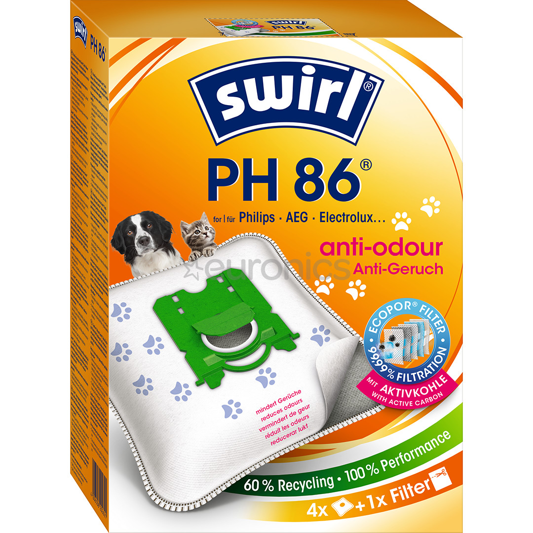 Swirl S-bag, 4 gab. - Putekļu sūcēja maisiņi