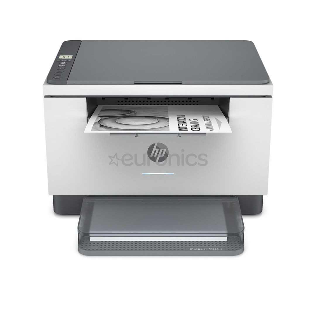 HP LaserJet Pro MFP M234dw, WiFi, divpusēja druka, balta/pelēka - Daudzfunkciju lāzerprinteris