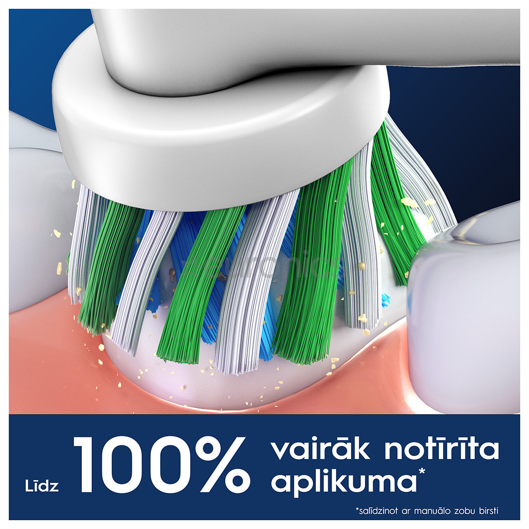 Braun Oral-B Cross Action Pro, 2 gab., balta - Uzgaļi elektriskajai zobu birstei