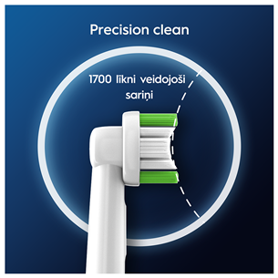 Braun Oral-B Precision Clean Pro, 2 pcs, white - Spare brushes