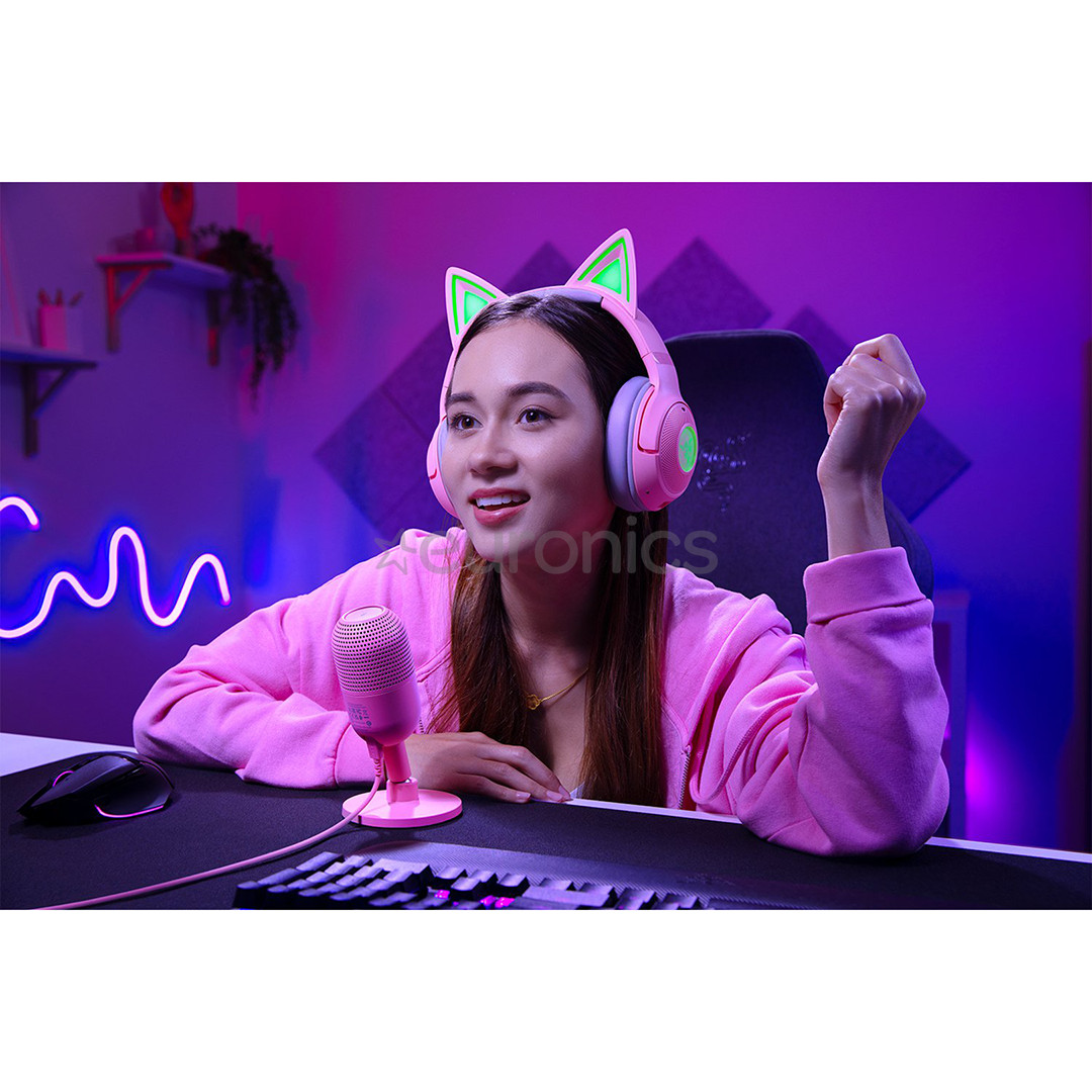 Razer Seiren V3 Mini, pink - Microphone