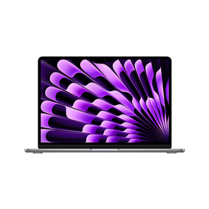 Apple MacBook Air 13'' (2024), M3 8C/8C, 8 GB, 256 GB, SWE, pelēka - Portatīvais dators