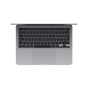 Apple MacBook Air 13'' (2024), M3 8C/8C, 8 ГБ, 256 ГБ, SWE, серый - Ноутбук