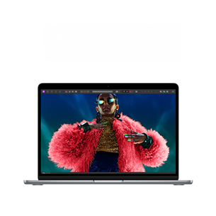 Apple MacBook Air 13'' (2024), M3 8C/8C, 8 ГБ, 256 ГБ, SWE, серый - Ноутбук