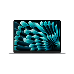 Apple MacBook Air 13'' (2024), M3 8C/8C, 8 GB, 256 GB, SWE, sudraba - Portatīvais dators MRXQ3KS/A