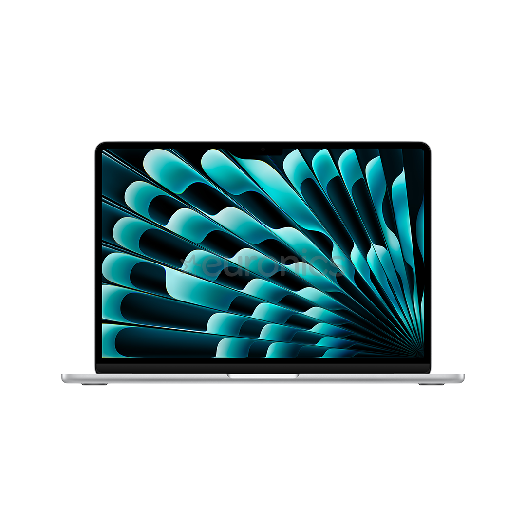 Apple MacBook Air 13'' (2024), M3 8C/8C, 8 GB, 256 GB, SWE, sudraba - Portatīvais dators