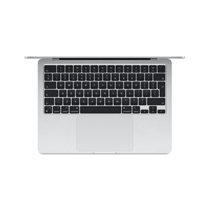 Apple MacBook Air 13'' (2024), M3 8C/8C, 8 GB, 256 GB, ENG, sudraba - Portatīvais dators