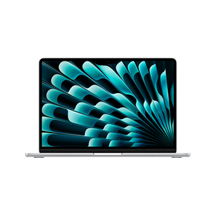 Apple MacBook Air 13'' (2024), M3 8C/10C, 8 GB, 512 GB, SWE, sudraba - Portatīvais dators