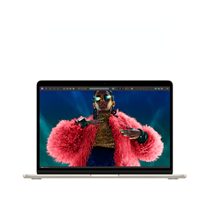 Apple MacBook Air 13'' (2024), M3 8C/8C, 8 ГБ, 256 ГБ, RUS, золотистый - Ноутбук