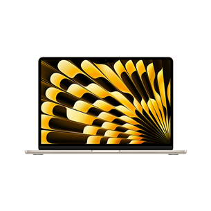 Apple MacBook Air 13'' (2024), M3 8C/8C, 8 ГБ, 256 ГБ, ENG, золотистый - Ноутбук