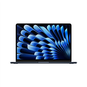 Apple MacBook Air 13'' (2024), M3 8C/8C, 8 ГБ, 256 ГБ, SWE, черный - Ноутбук