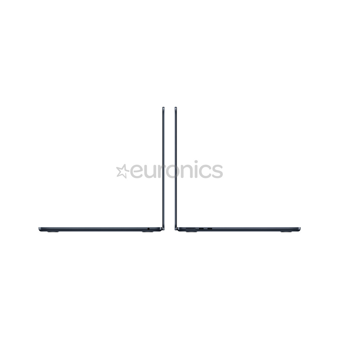 Apple MacBook Air 13'' (2024), M3 8C/8C, 8 GB, 256 GB, RUS, melna - Portatīvais dators