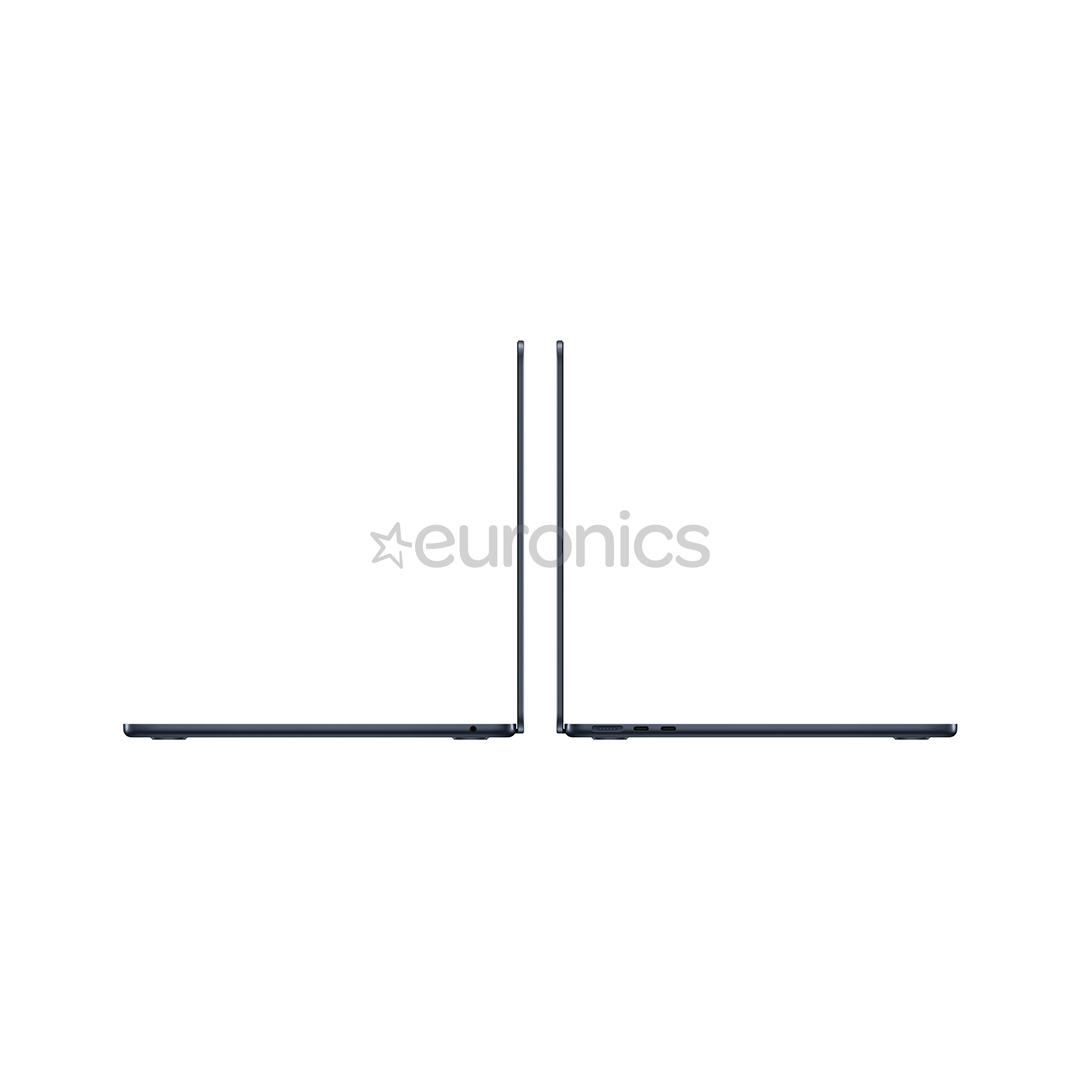 Apple MacBook Air 13'' (2024), M3 8C/8C, 8 GB, 256 GB, RUS, melna - Portatīvais dators