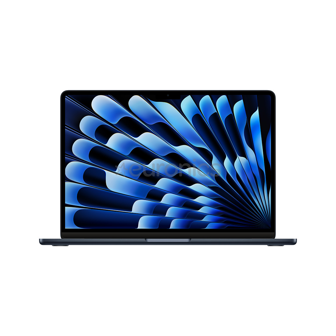 Apple MacBook Air 13'' (2024), M3 8C/8C, 8 GB, 256 GB, ENG, melna - Portatīvais dators
