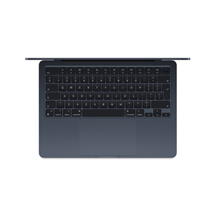 Apple MacBook Air 13'' (2024), M3 8C/10C, 8 GB, 512 GB, ENG, melna - Portatīvais dators