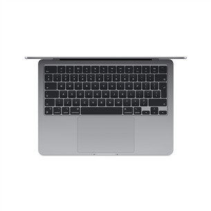 Apple MacBook Air 13'' (2024), M3 8C/10C, 16 GB, 512 GB, SWE, pelēka - Portatīvais dators