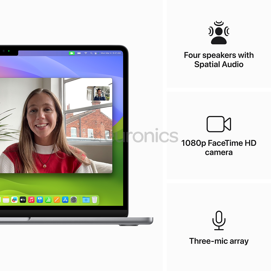 Apple MacBook Air 13'' (2024), M3 8C/10C, 16 GB, 512 GB, SWE, pelēka - Portatīvais dators