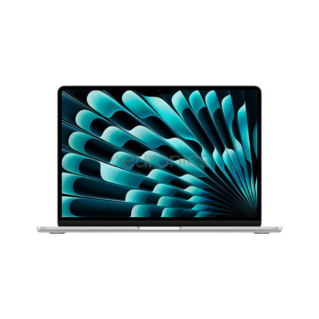 Apple MacBook Air 13'' (2024), M3 8C/10C, 16 GB, 512 GB, RUS, sudraba - Portatīvais dators