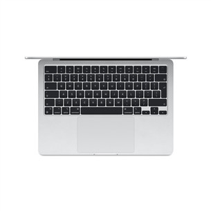 Apple MacBook Air 13'' (2024), M3 8C/10C, 16 GB, 512 GB, RUS, sudraba - Portatīvais dators