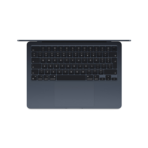Apple MacBook Air 13'' (2024), M3 8C/10C, 16 GB, 512 GB, RUS, melna - Portatīvais dators