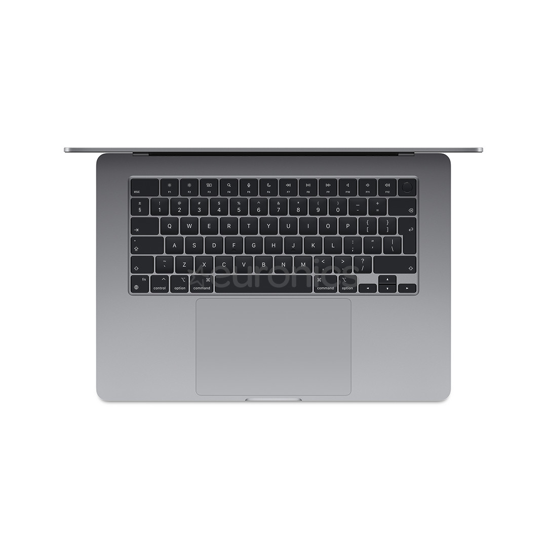Apple MacBook Air 15'' (2024), M3 8C/10C, 8 GB, 256 GB, ENG, pelēka - Portatīvais dators