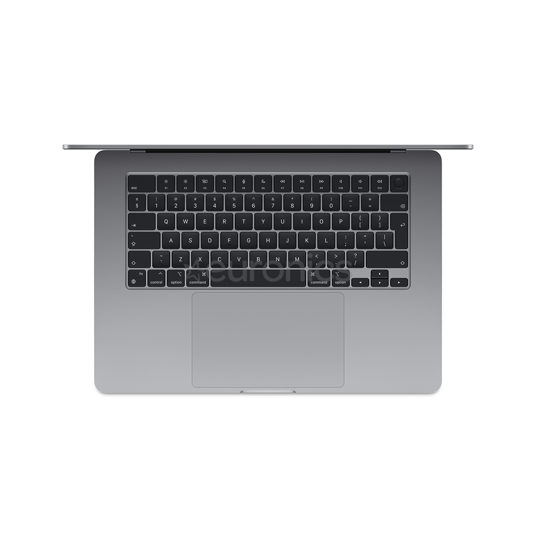Apple MacBook Air 15'' (2024), M3 8C/10C, 8 GB, 512 GB, RUS, pelēka - Portatīvais dators