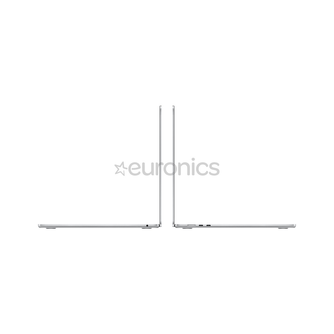 Apple MacBook Air 15'' (2024), M3 8C/10C, 8 GB, 256 GB, SWE, sudraba - Portatīvais dators