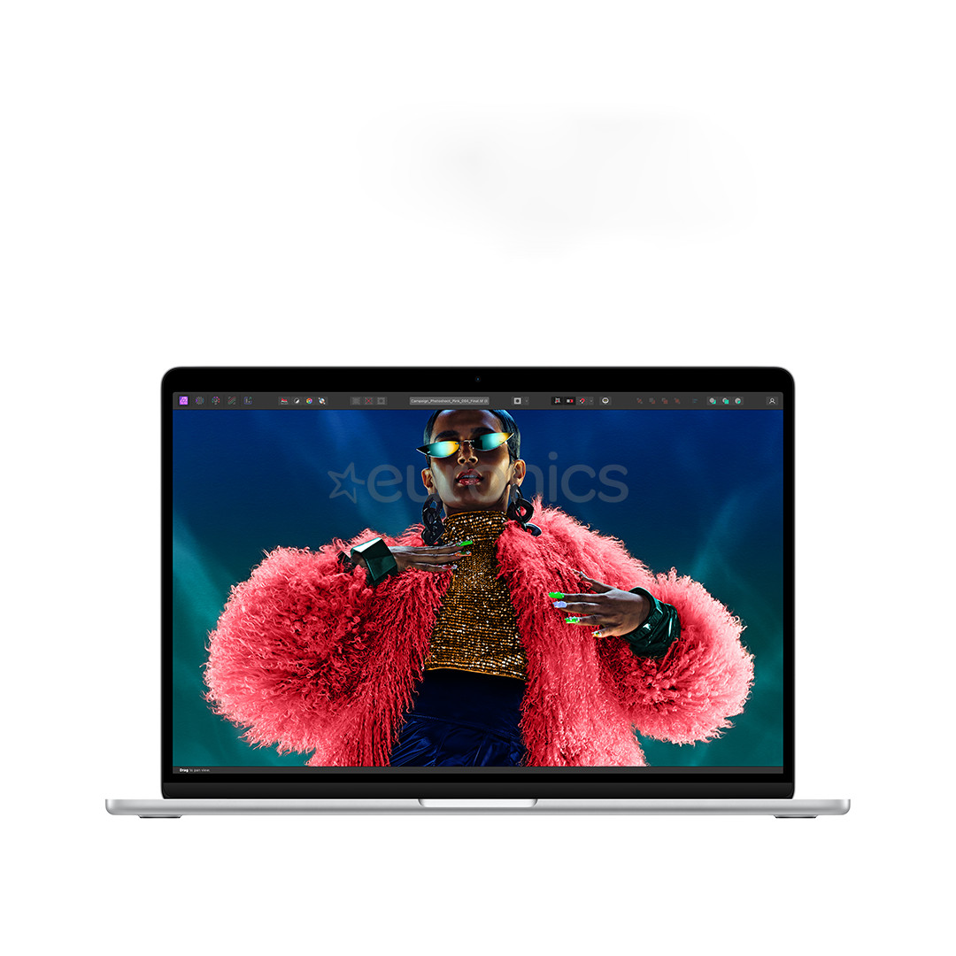Apple MacBook Air 15'' (2024), M3 8C/10C, 8 GB, 512 GB, RUS, sudraba - Portatīvais dators