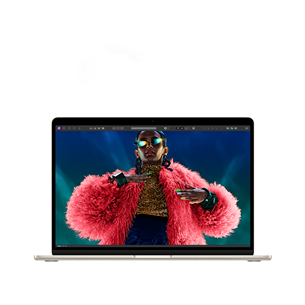 Apple MacBook Air 15'' (2024), M3 8C/10C, 8 ГБ, 256 ГБ, RUS, золотистый - Ноутбук