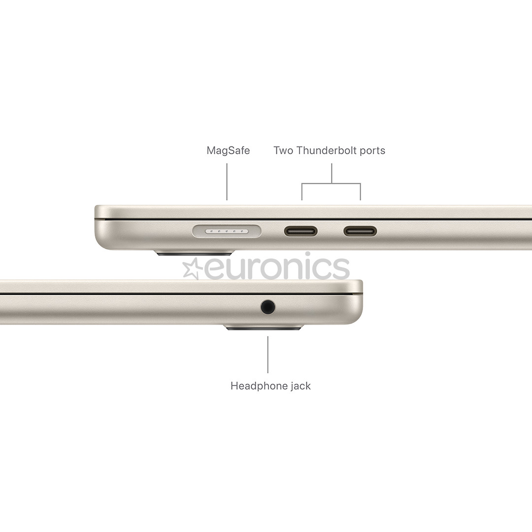 Apple MacBook Air 15'' (2024), M3 8C/10C, 8 GB, 512 GB, SWE, zelta - Portatīvais dators