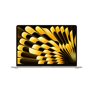 Apple MacBook Air 15'' (2024), M3 8C/10C, 8 ГБ, 512 ГБ, ENG, золотистый - Ноутбук