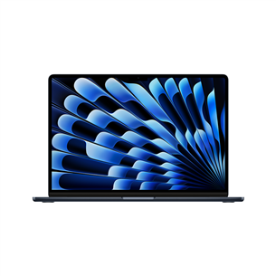 Apple MacBook Air 15'' (2024), M3 8C/10C, 8 ГБ, 512 ГБ, SWE, черный - Ноутбук MRYV3KS/A