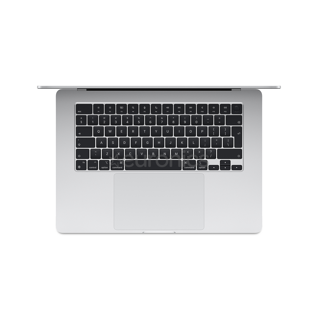Apple MacBook Air 15'' (2024), M3 8C/10C, 16 GB, 512 GB, ENG, sudraba - Portatīvais dators