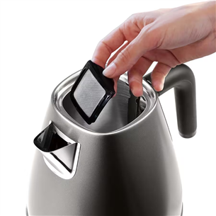 Delonghi Distinta, 1,7 л, Titanium - Чайник