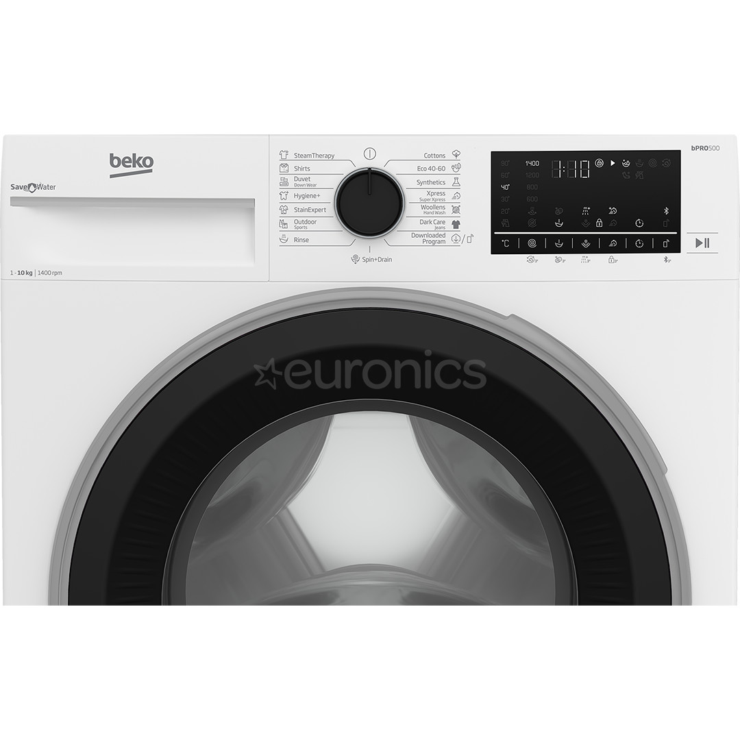 Beko, 10 kg, dziļums 58 cm, 1400 apgr/min. - Veļas mazgājamā mašīna ar priekšējo ielādi