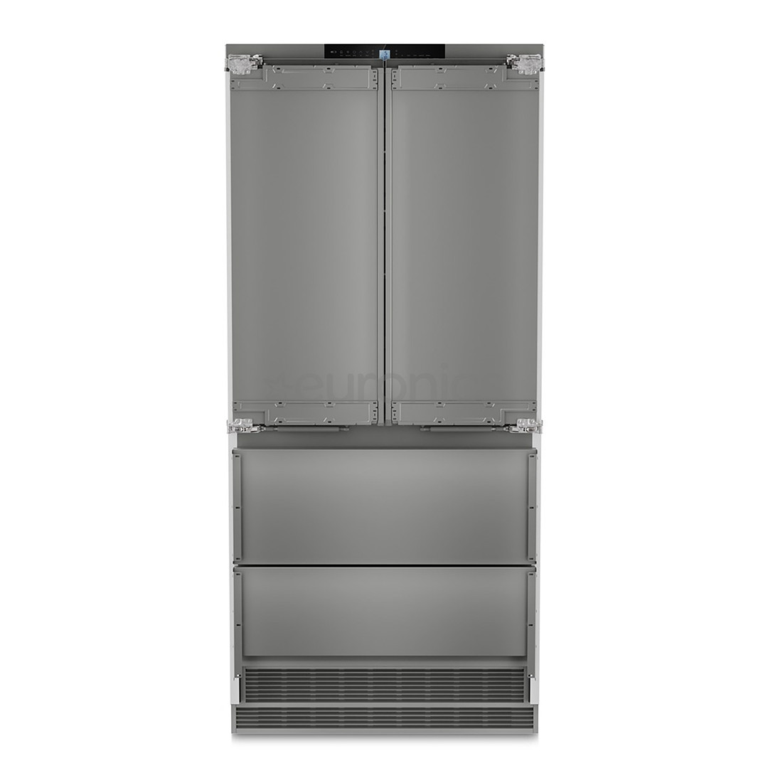 Liebherr, BioFresh NoFrost, 523 L, augstums 203 cm, nerūsējošā tērauda - SBS ledusskapis