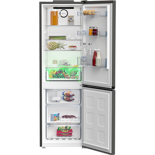 Beko, NoFrost, 316 L, 187 cm, grey - Refrigerator