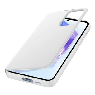 Samsung Smart View Wallet Case, Galaxy A55, белый - Чехол