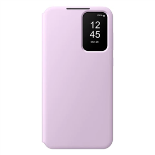 Samsung Smart View Wallet Case, Galaxy A55, lillā - Apvalks viedtālrunim EF-ZA556CVEGWW