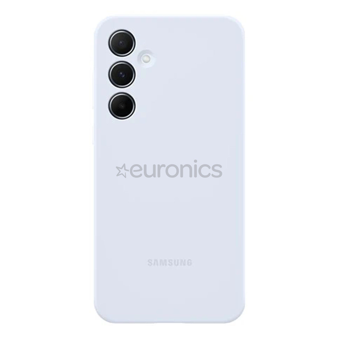 Samsung Silicone Case, Galaxy A55, gaiši zila - Apvalks viedtālrunim