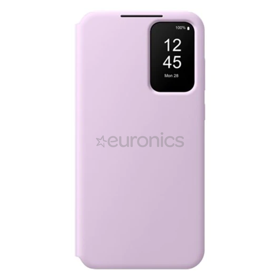 Samsung Smart View Wallet Case, Galaxy A35, lillā - Apvalks viedtālrunim