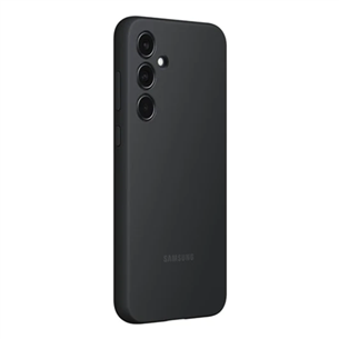 Samsung Silicone Case, Galaxy A35, melna - Apvalks viedtālrunim