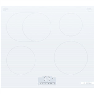Bosch, Series 6, frameless, white - Built-in induction hob PIF612BB1E
