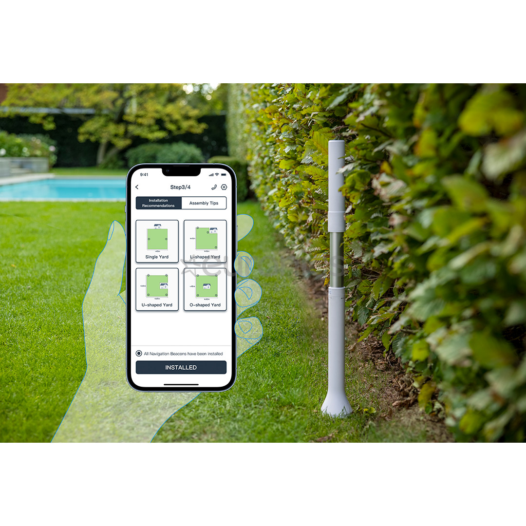 Ecovacs Goat G1-2000, black/white - Robotic lawn mower + Gift set