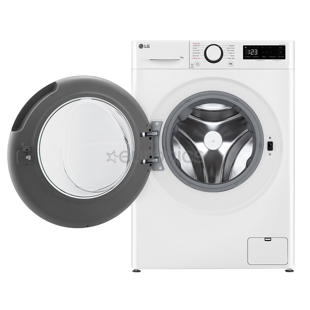 LG 9 kg, depth 47,5 cm, 1200 rpm - Front load washing machine